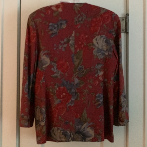 Jones New York Linen Jacket: Tailored, Fully Lined, Pockets, Vintage, Structured - Picture 2 of 13